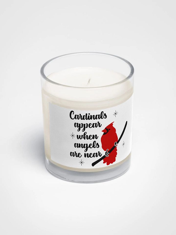 Cardinals appear when angels are near Candle product image (2)
