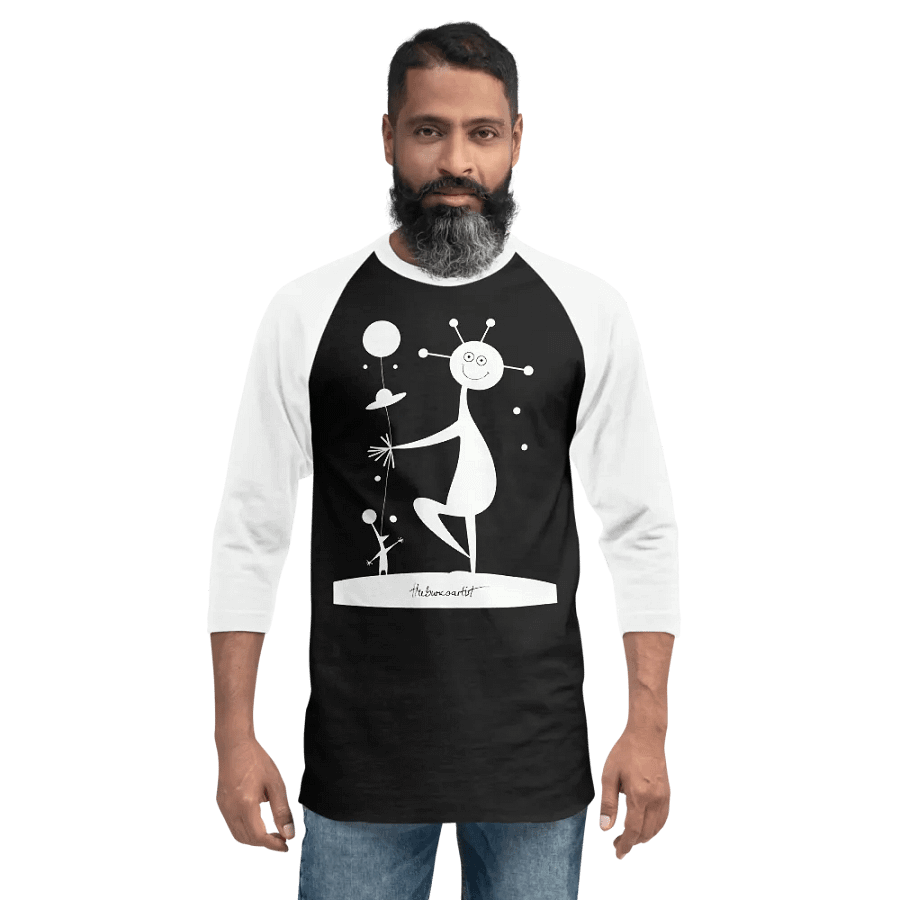 Tultex Fine Jersey Raglan Tee product image (1)