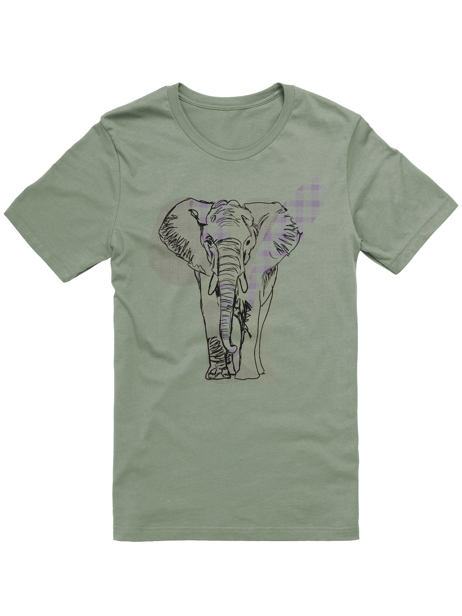 elephant art tshirt product image (6)