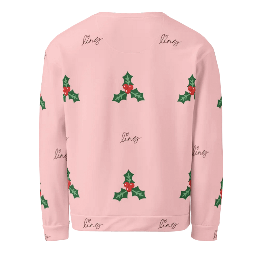Lingling Kwong Christmas Pink Unisex Sweat Shirt product image (2)