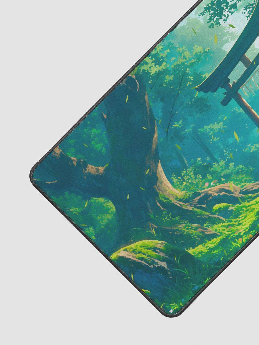 Serene Forest Torii Gate Desk Mat - 12