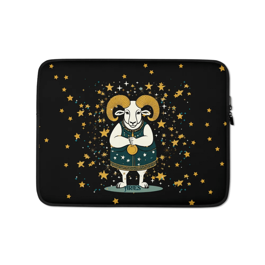 Aries 2025, Adorable Ram, Laptop Sleeve product image (1)