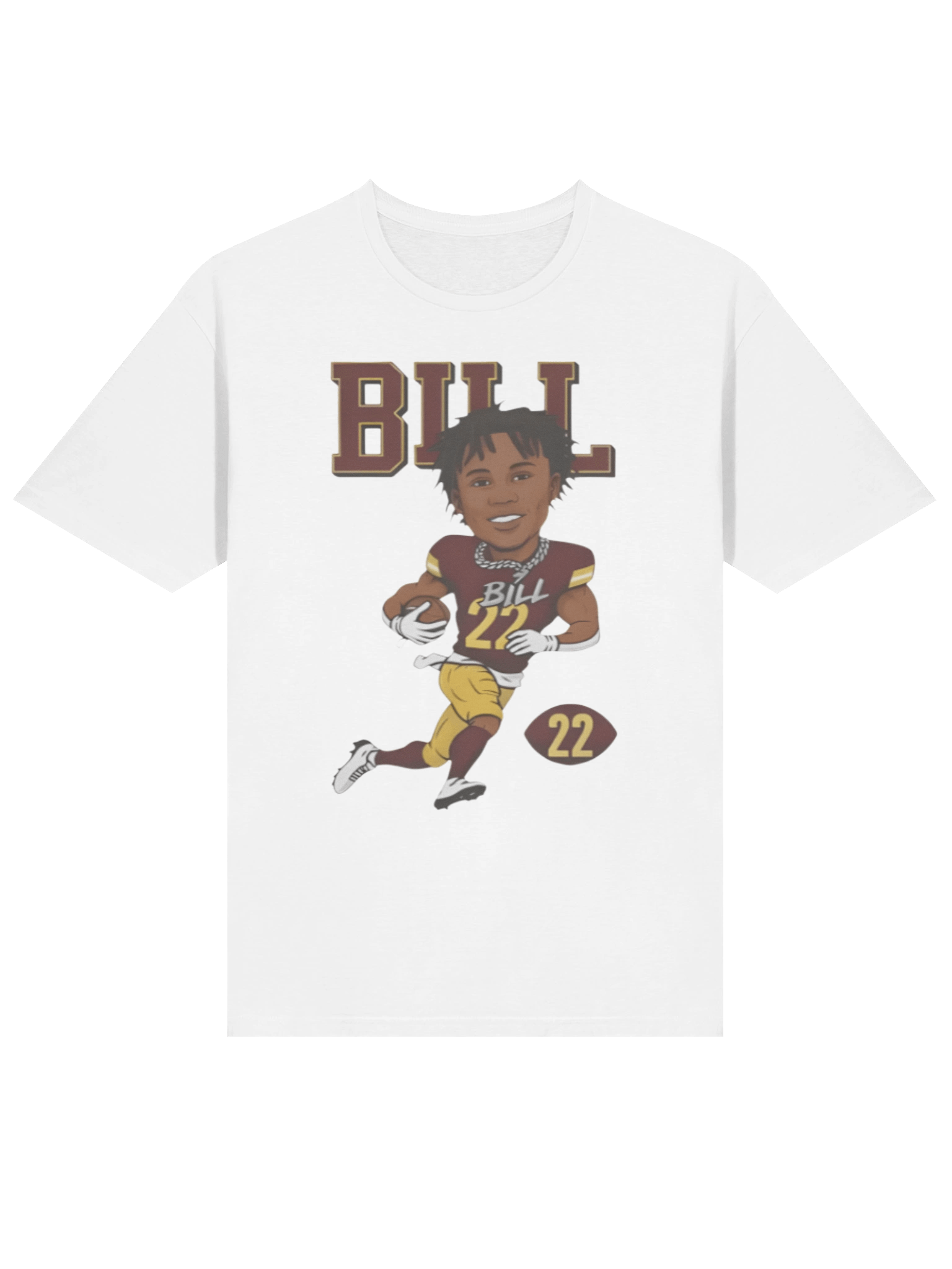 Jacory Croskey-Merritt NFL Washington Commanders Bill T-Shirt product image (2)