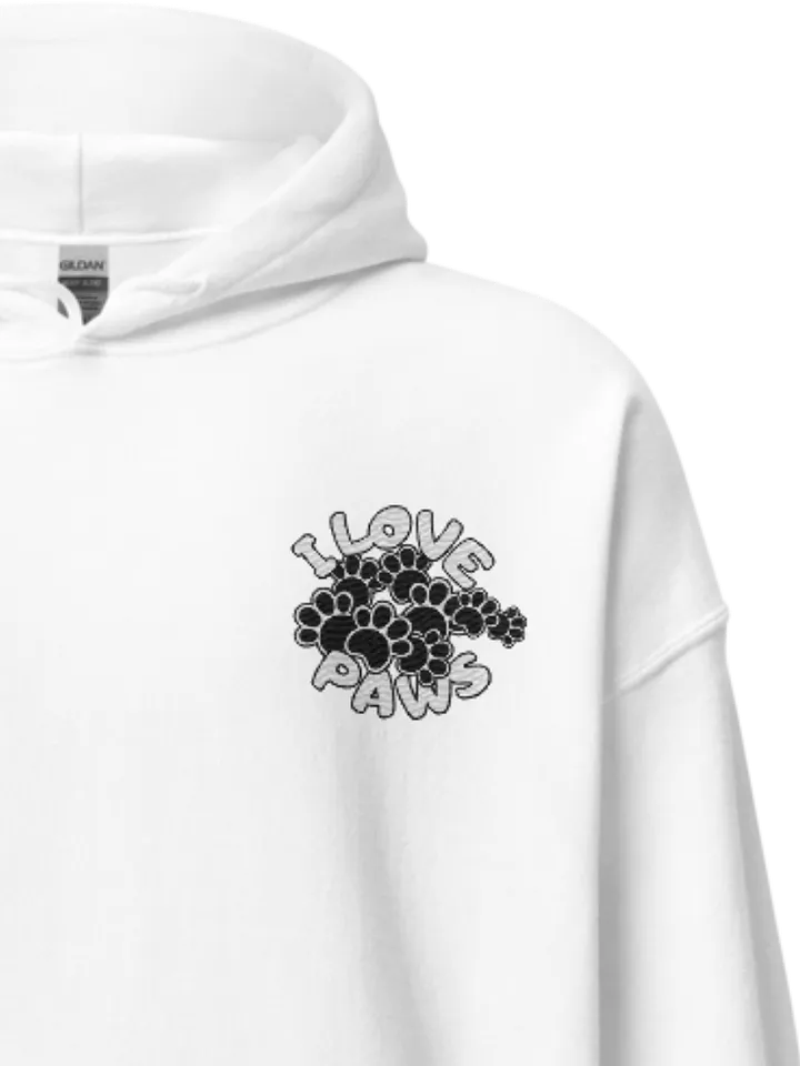 Embroidered Paw Print Hoodie – Cozy Animal Lover Hoodie product image (2)