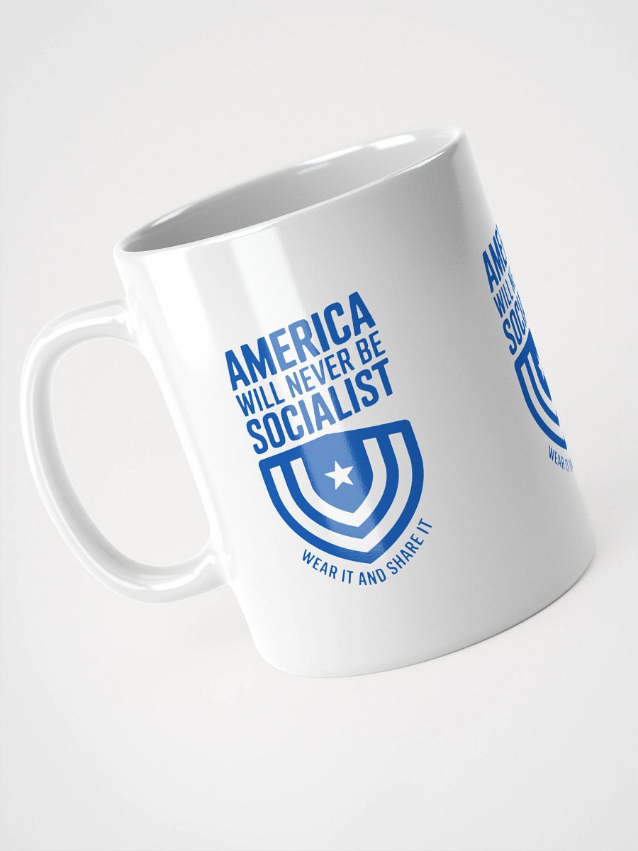 America will never be Socialist Mug - Blue Ink product image (3)