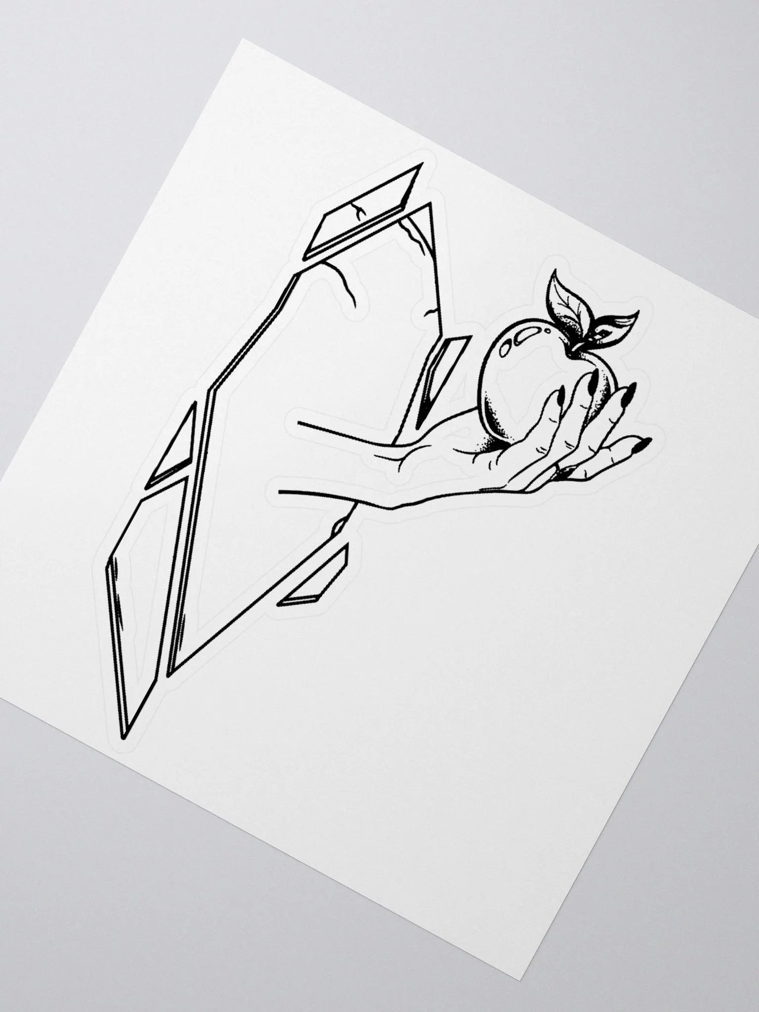 Hand in Mirror Sticker product image (2)