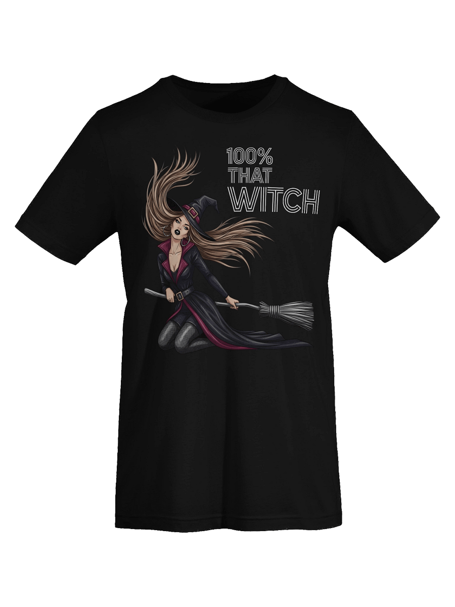 100% That Witch Illustrated T-Shirt product image (45)