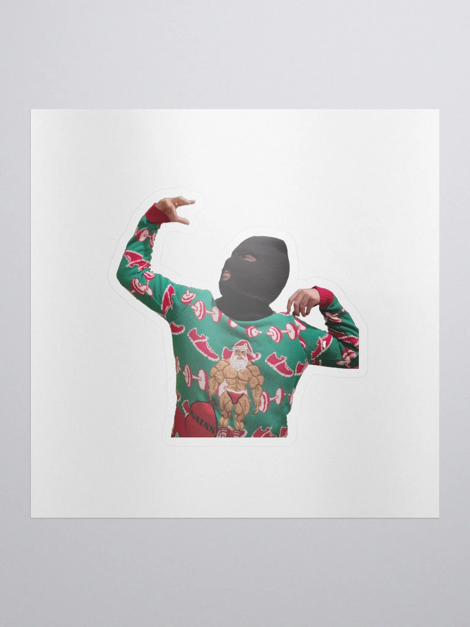 Masked Menace Sticker product image (2)