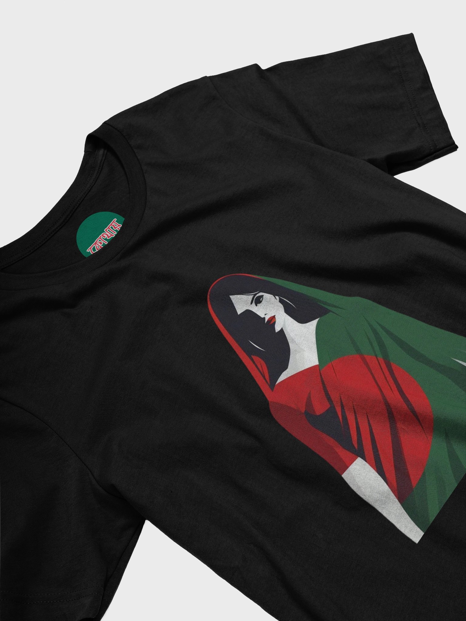 Bangladeshi Woman in Saree – Minimal Art product image (3)