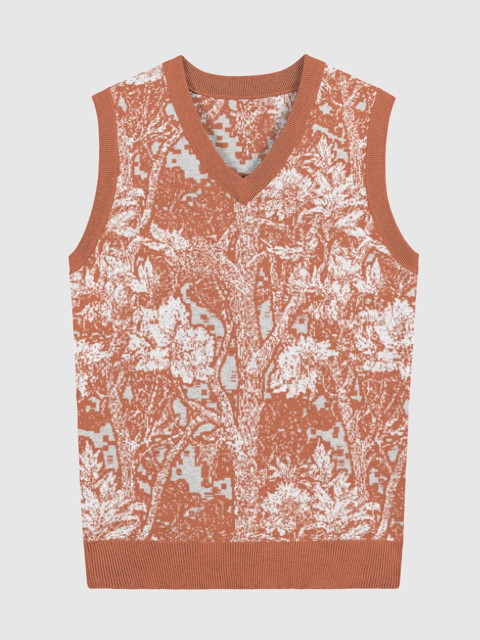 Floral Finesse V-Neck Vest product image (1)
