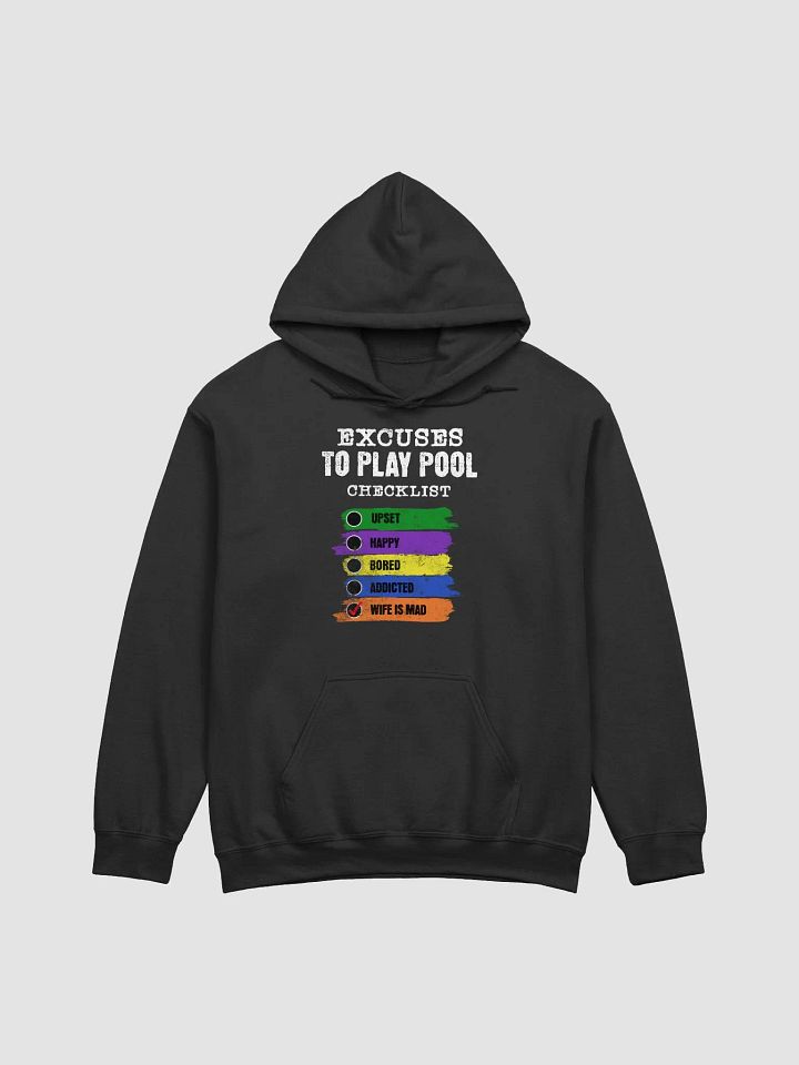 Pool Players Excuses Graphic Hoodie product image (2)