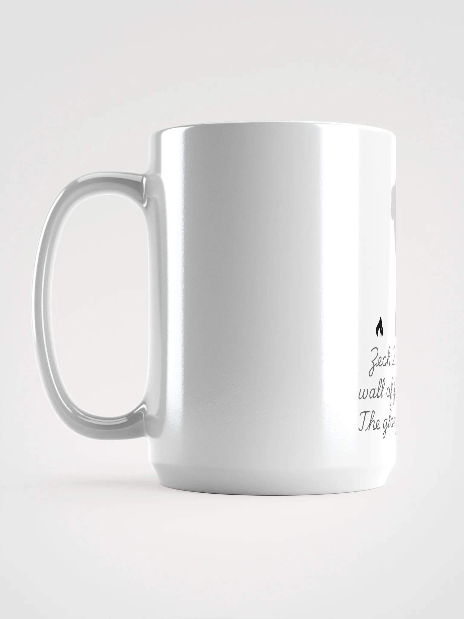 Zech 2:5 White Mug product image (6)