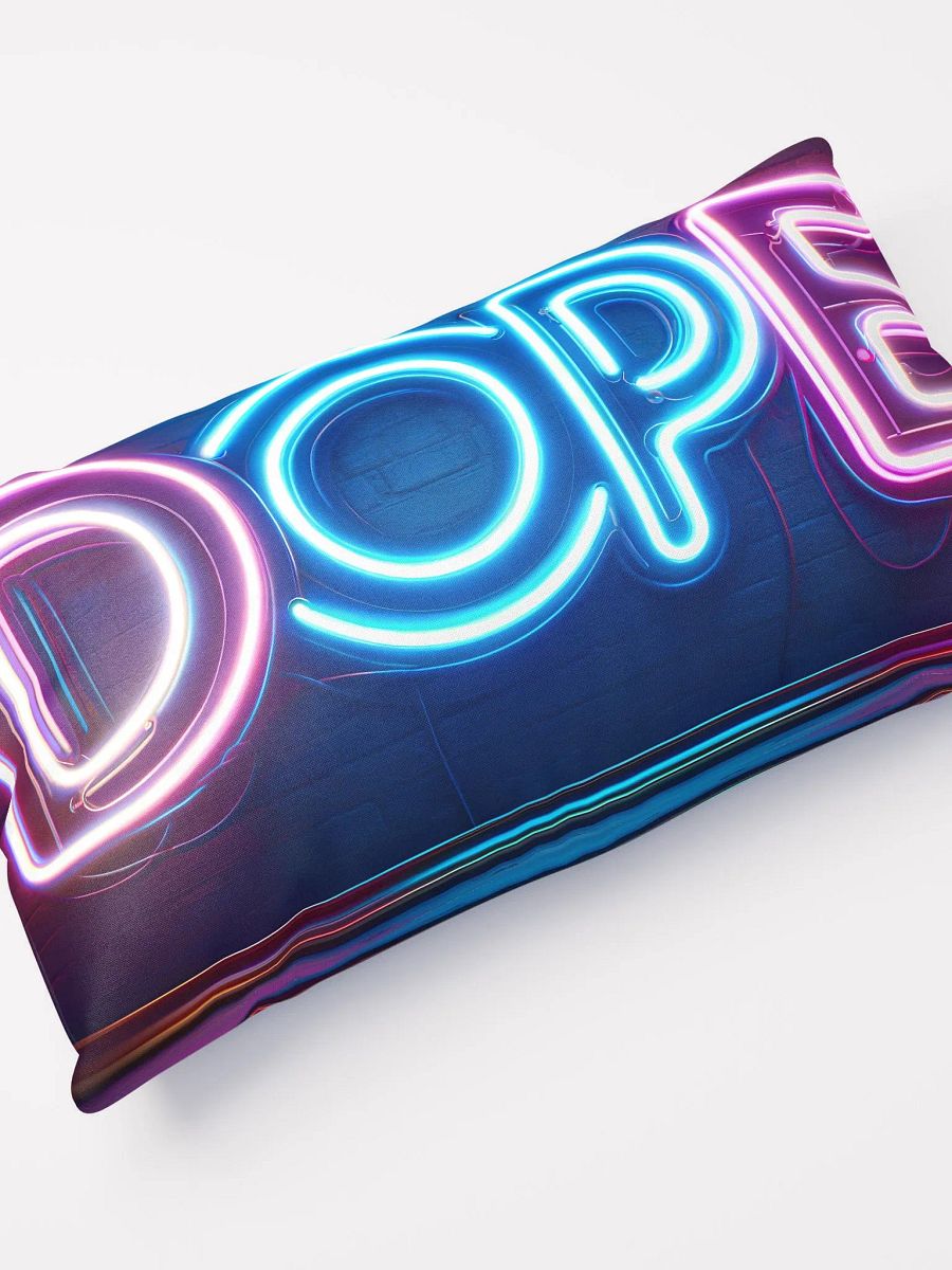 Neon DOPE Design Throw Pillow product image (5)