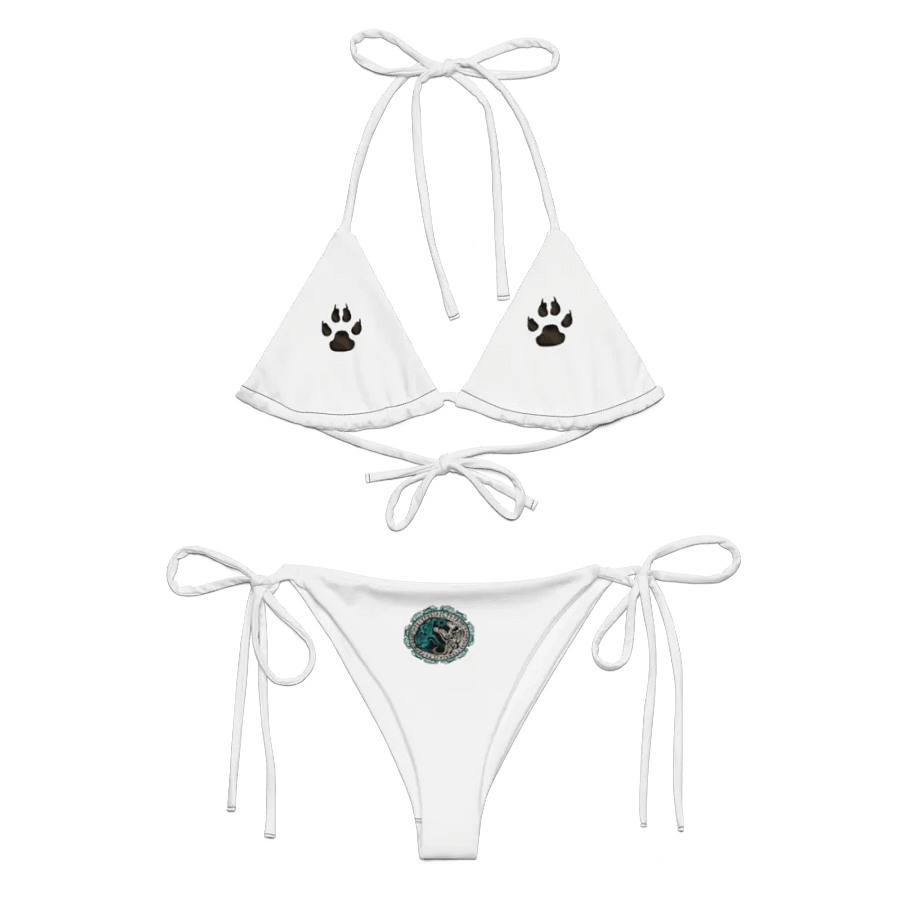 Paws Nation All-Over Print Recycled String Bikini product image (1)