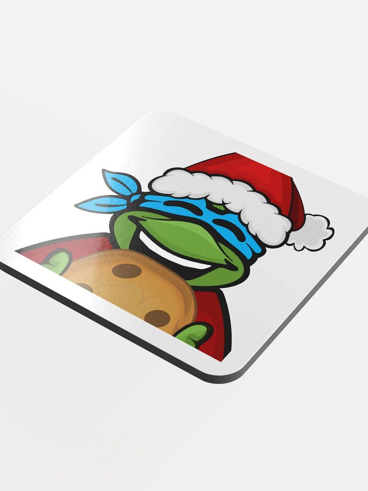 Leo Santa Glossed Cork Coaster product image (1)