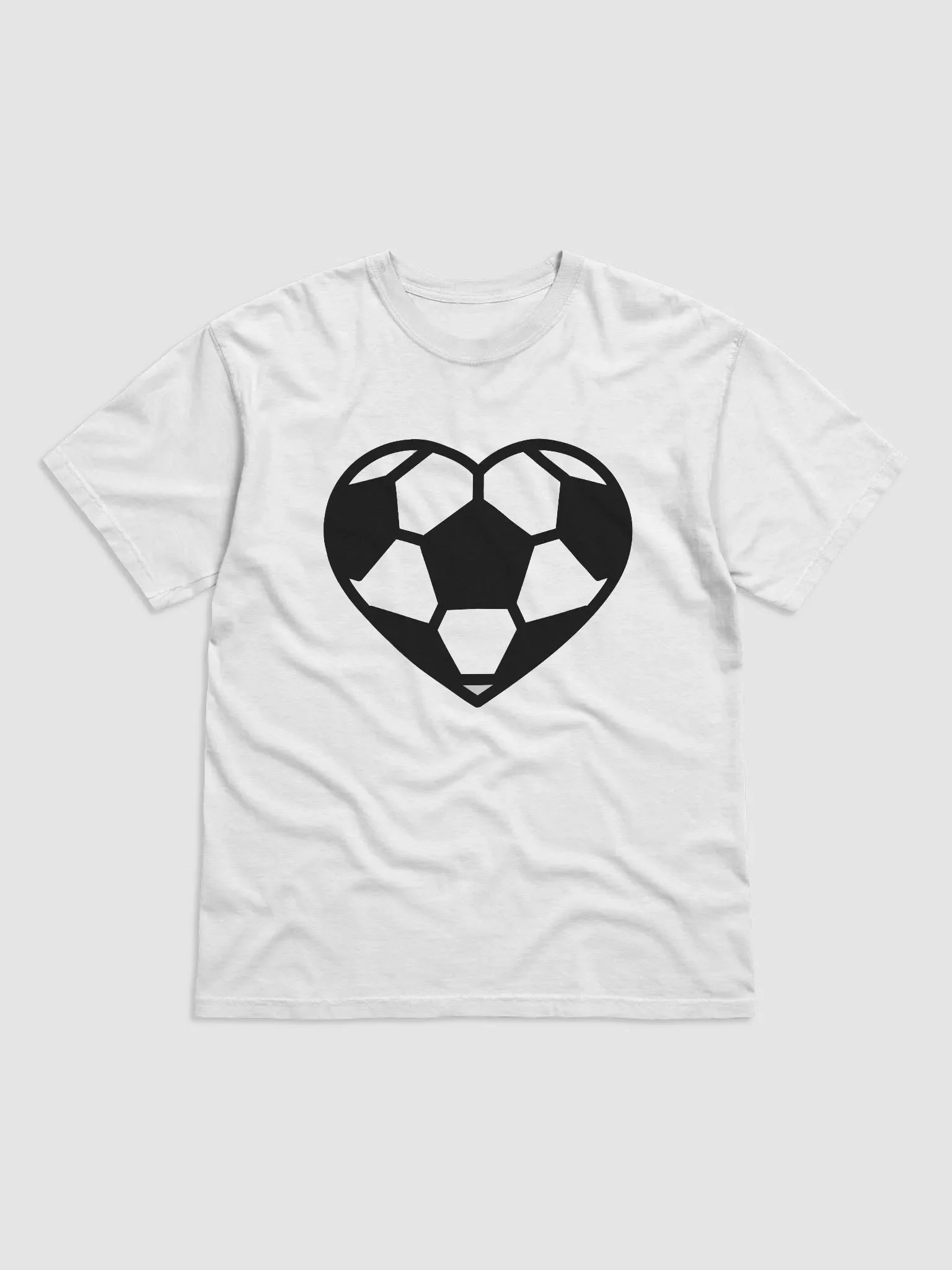 Football heart Graphic Cotton Tee product image (1)