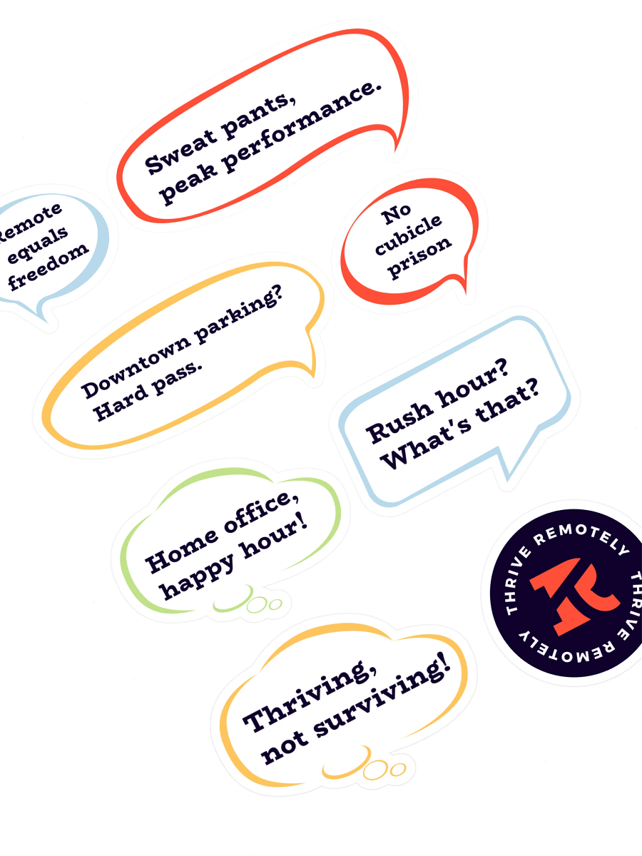 Thrive Remotely Snarky Stickers product image (1)
