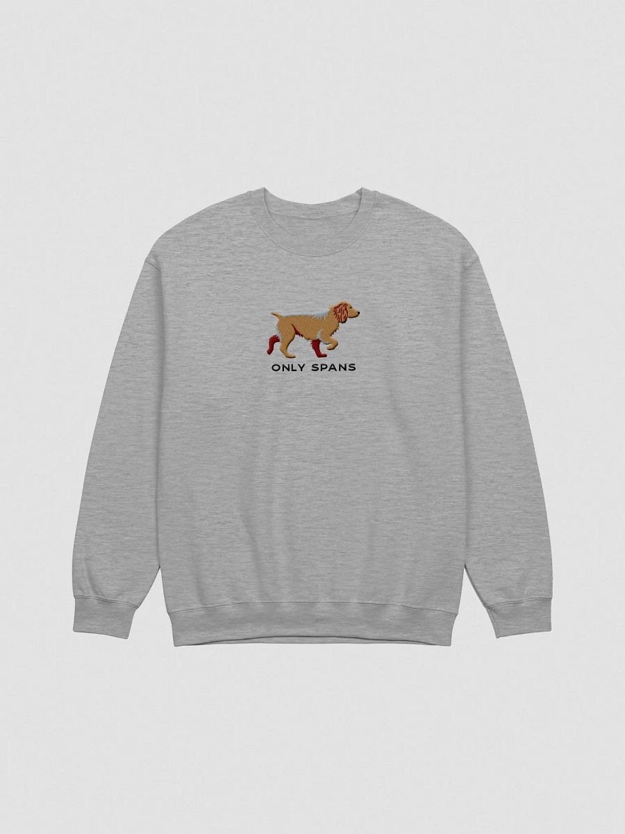 Only Spans Sweatshirt (Embroidered) of a Working Cocker Spaniel(Tan) product image (4)