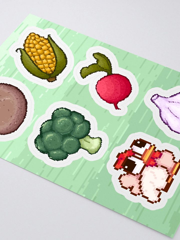 Pixel Veggies Sticker Pack! product image (2)