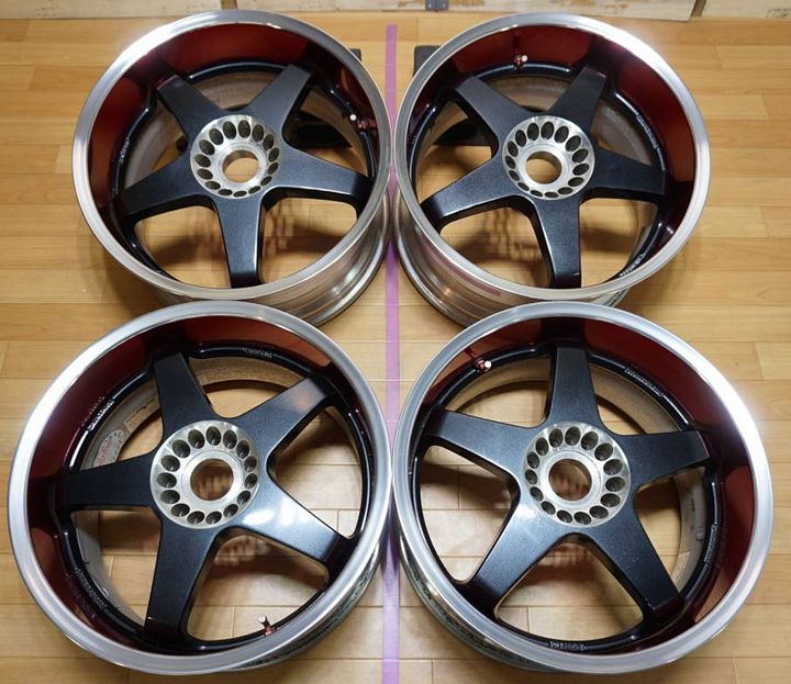 Racing Sparco Black/Red - 18x9.5 +20 (5x114.3) - Used product image (1)