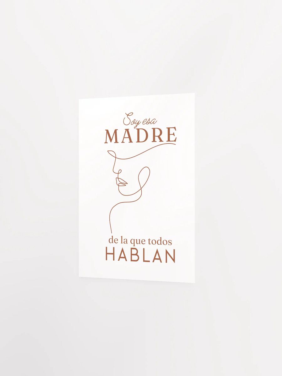 Boho Mother’s Day Design Soy esa madre paper poster product image (2)