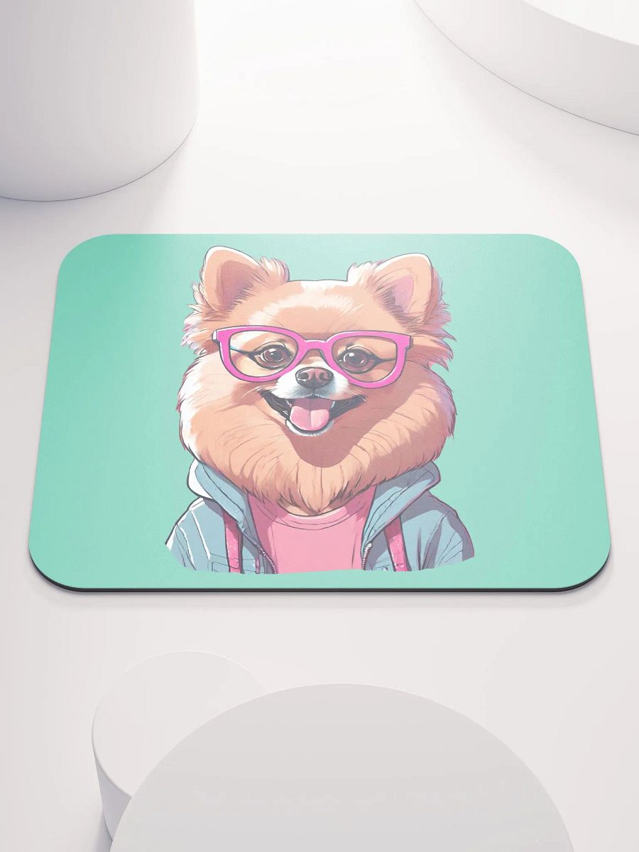 Geeky Pomeranian Mouse Pad product image (3)