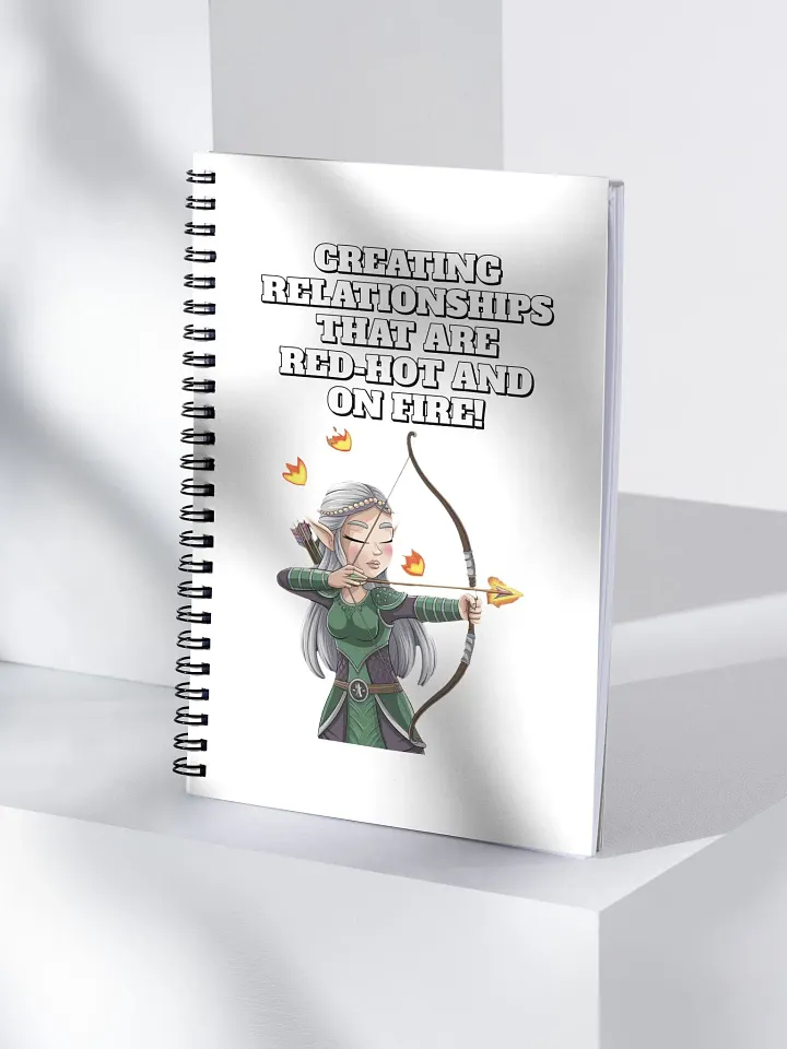 Creating Relationships That Are Red-Hot And On Fire! Valentine's Day Spiral Notebook product image (2)