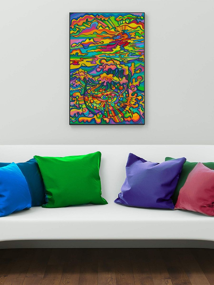 Vibrant Matte Poster Print - Sunset & Glass product image (14)