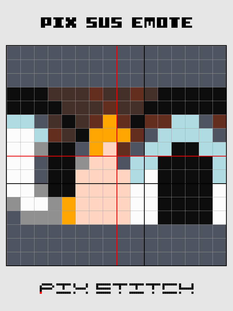 Pix Sus Emote Pixel Art product image (2)