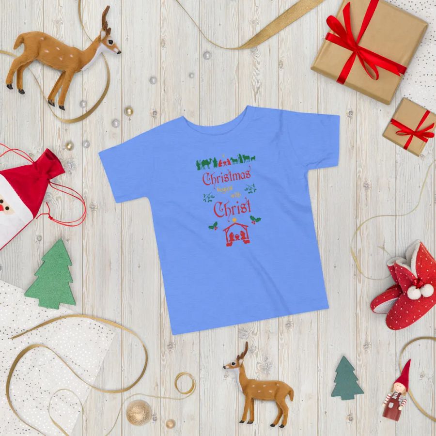 Christmas Begins With Christ Toddler T-Shirt product image (4)