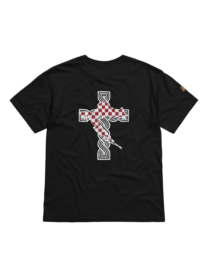 Checkered Flag Croatia Vukovar Helmet Illustration T-Shirt product image (4)
