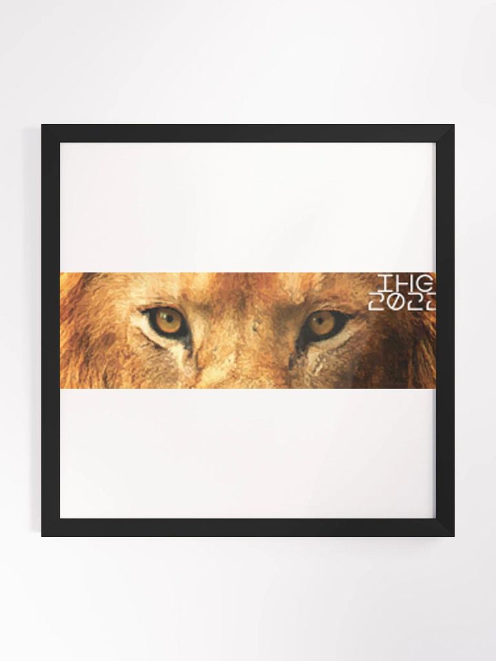 Lion Eyes Digital Drawing Framed Print product image (1)