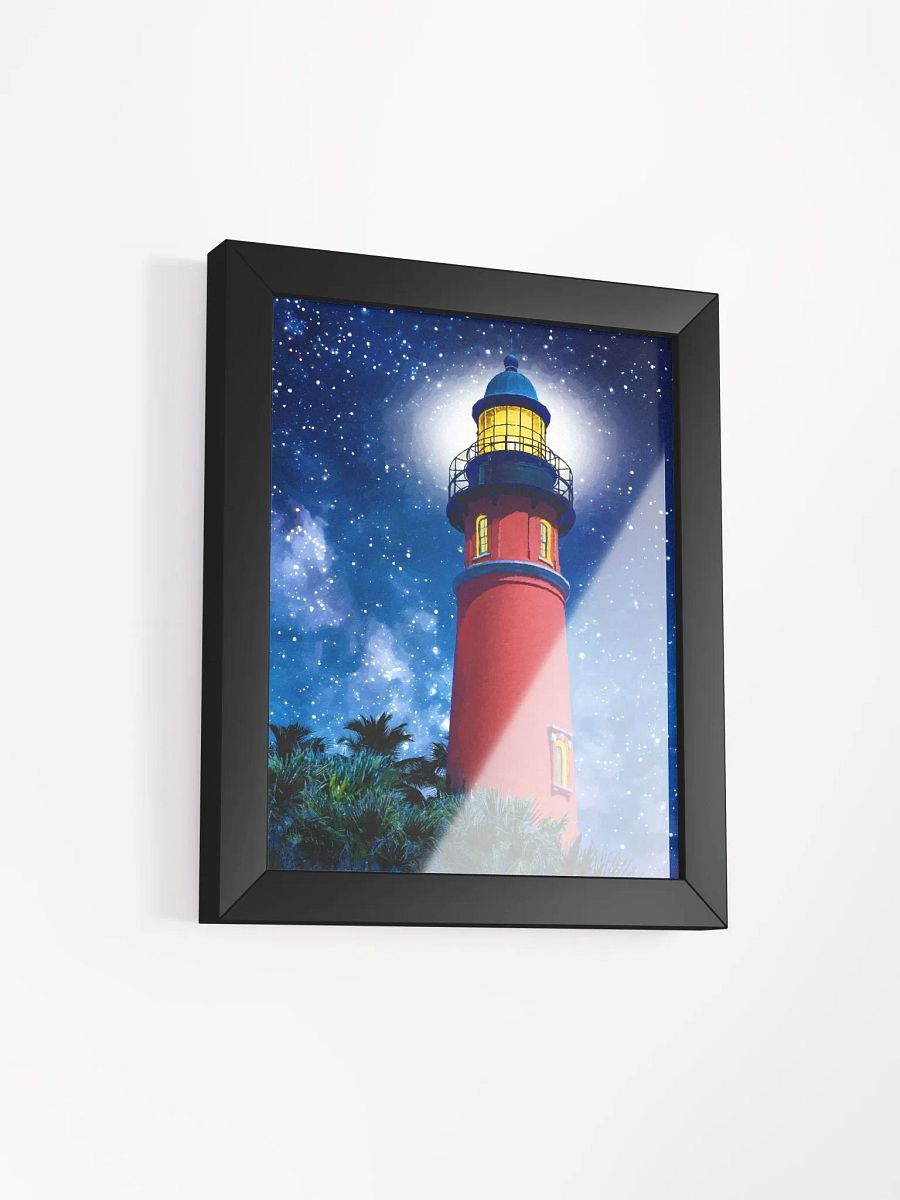 Ponce de Leon Inlet Lighthouse at Night Framed Poster product image (25)