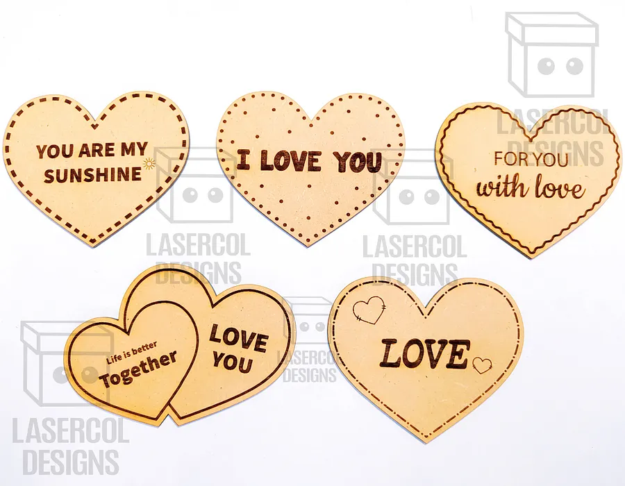 Hearts Set 4 - Laser Cut Files product image (6)