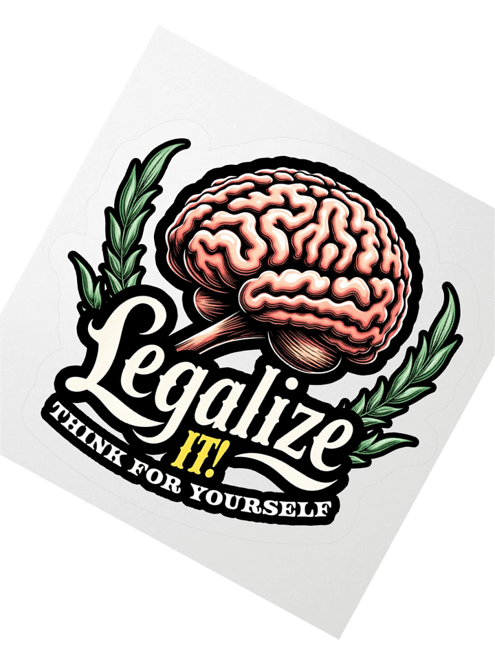 Legalize It: Think For Yourself Sticker product image (2)