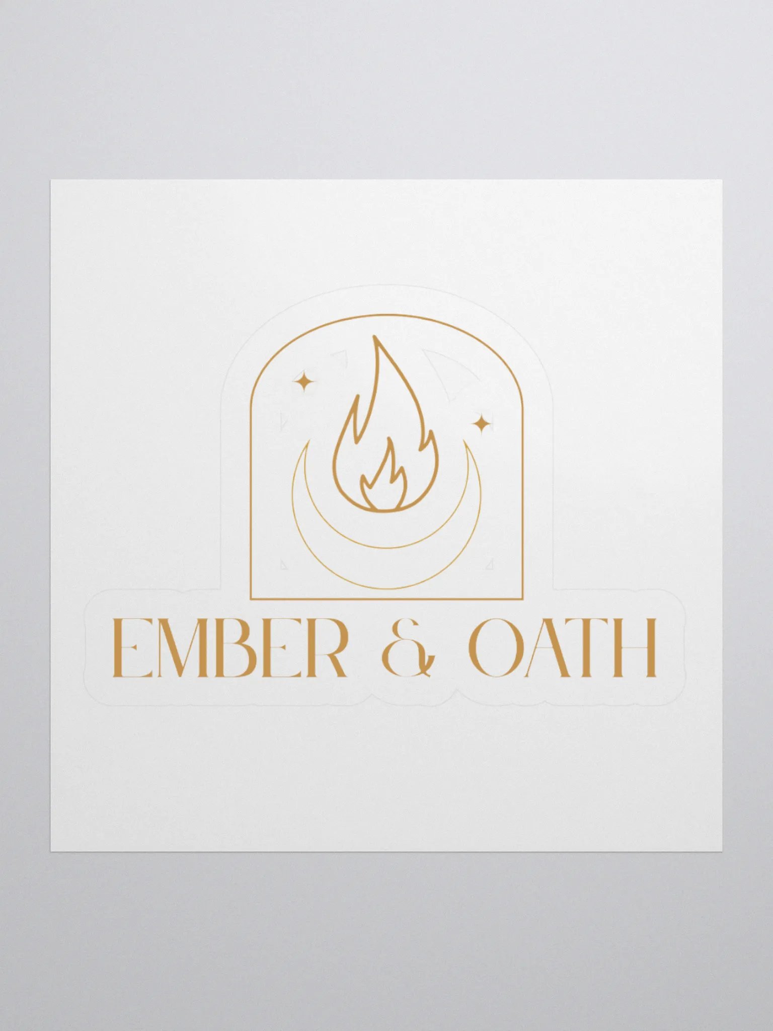✨ Ember and Oath Logo Sticker (Kiss Cut) product image (2)