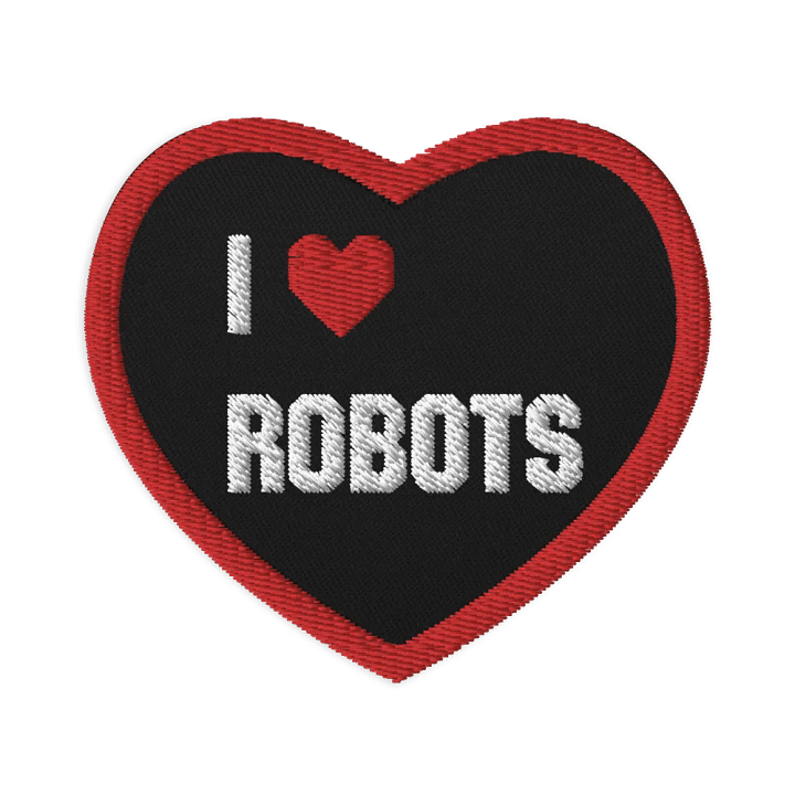 I Hear Robots Embroidered Patch product image (1)
