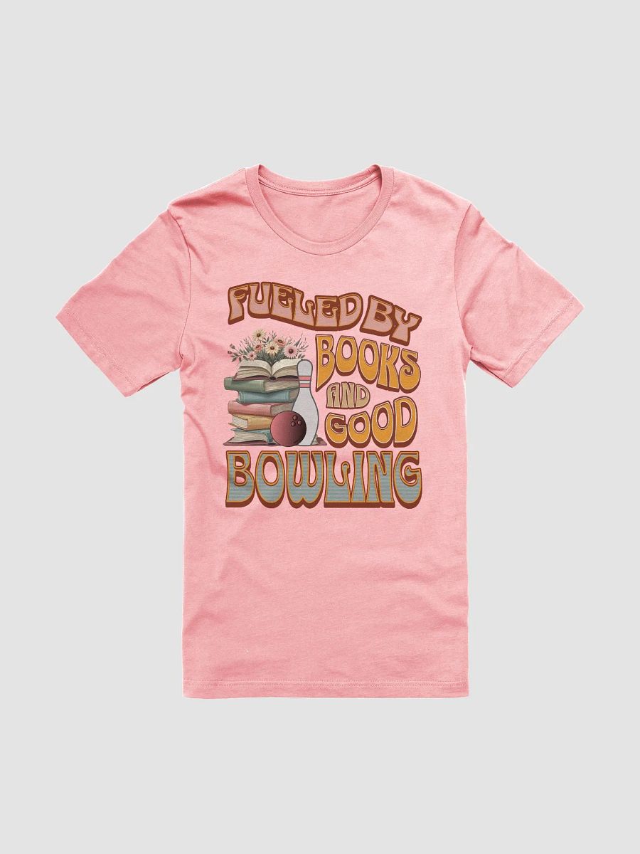 Fueled By Books And Good Bowling Bookworm Retro T-Shirt product image (43)