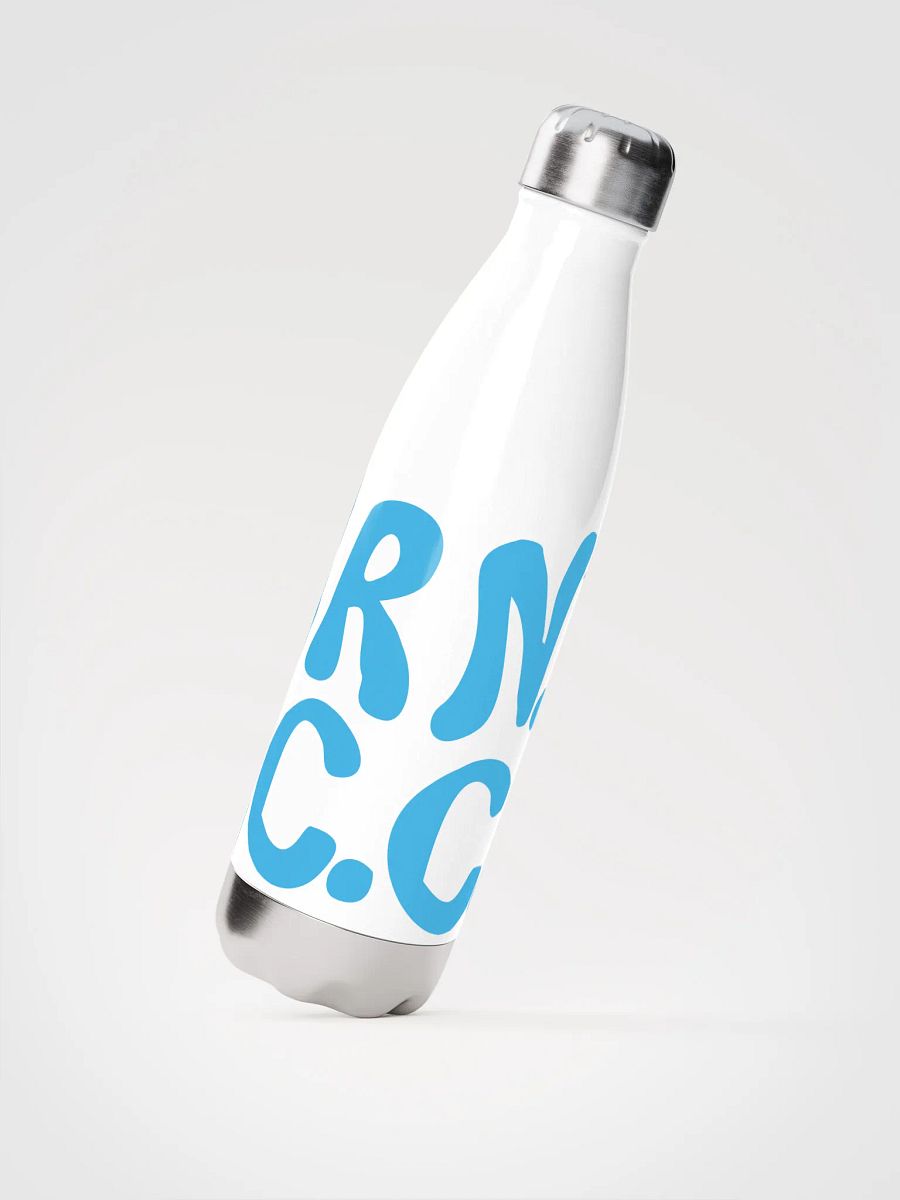BRN.2C.C.™ | Stainless Bottle | Deep Sky Blue on White 💧 product image (2)