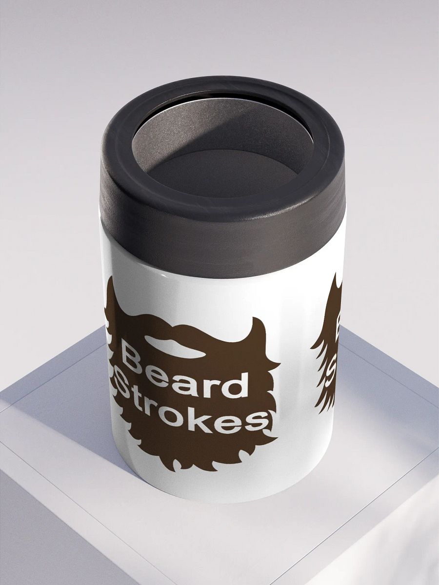 Beard Strokes Stainless Steel Koozie product image (4)