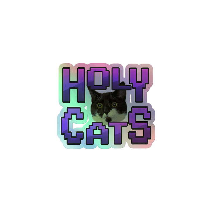 Holy Cats! Sticker. product image (1)
