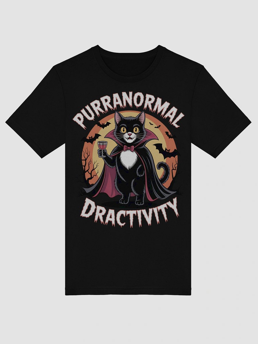 Purranormal Dractivity Vampire Cat T-Shirt product image (49)