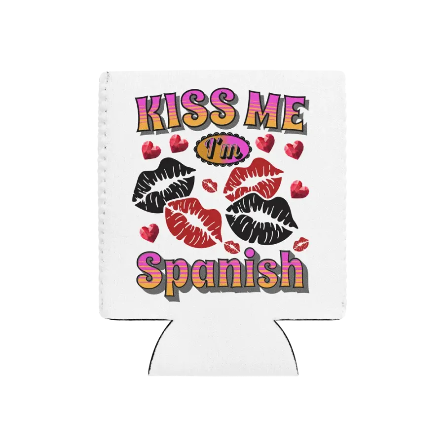 Kiss Me m Spanish Can Cooler product image (1)