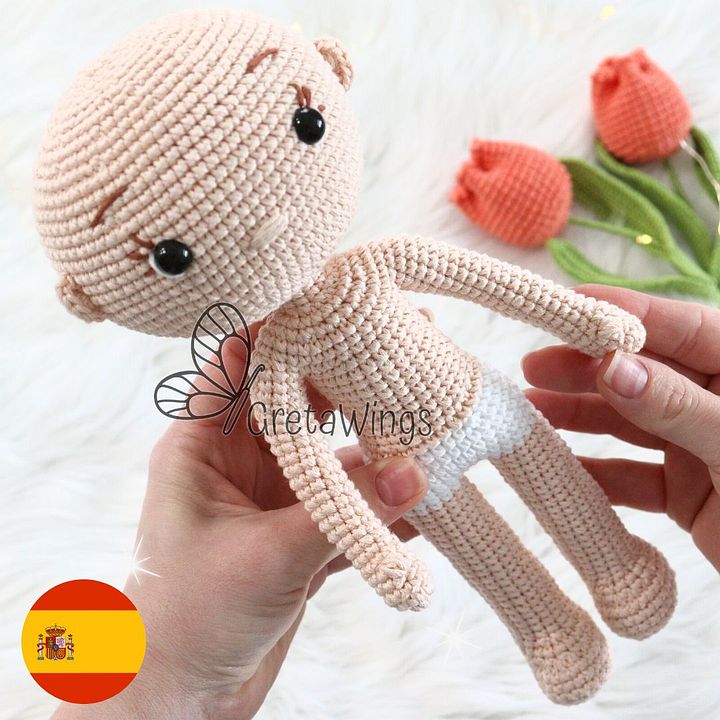 Patrón de Cuerpo Base para Muñecas Amigurumi Versión 2 (Descarga Digital) product image (1)