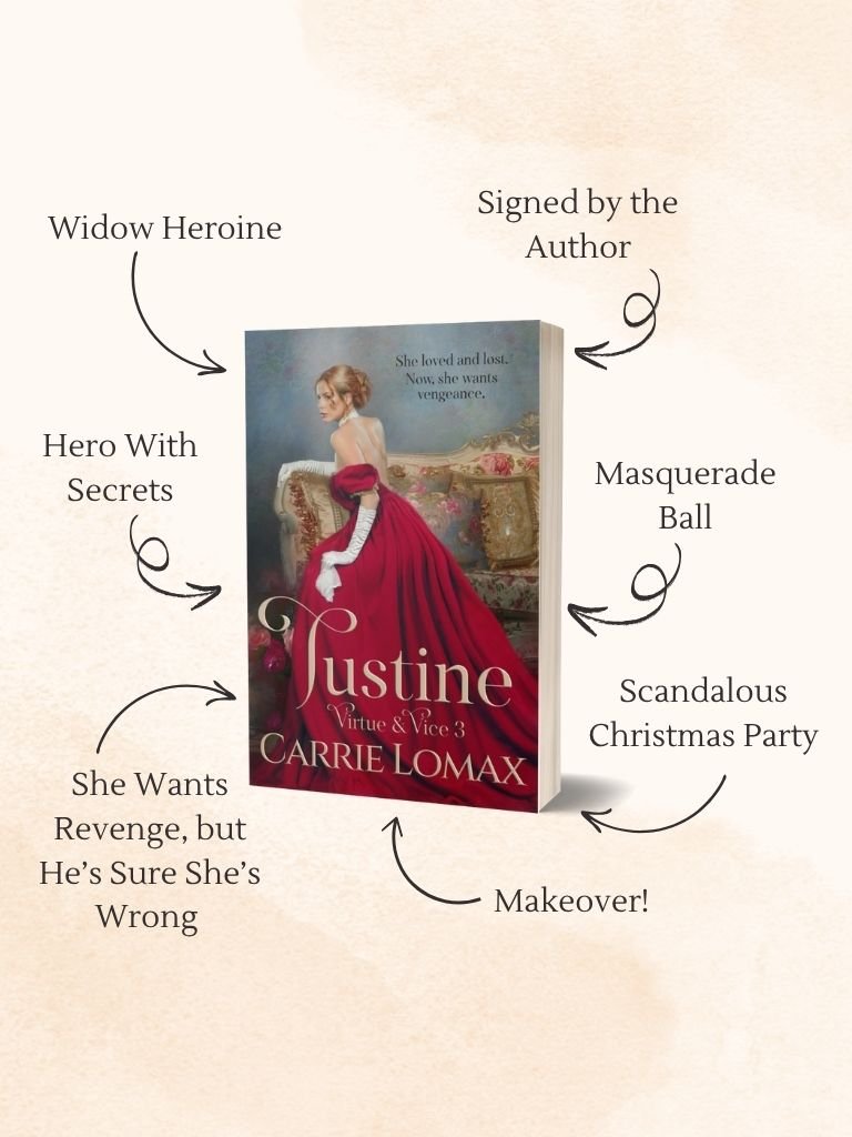 Justine: A Steamy Victorian Masquerade Romance (Virtue & Vice, #3) Signed Paperback product image (2)