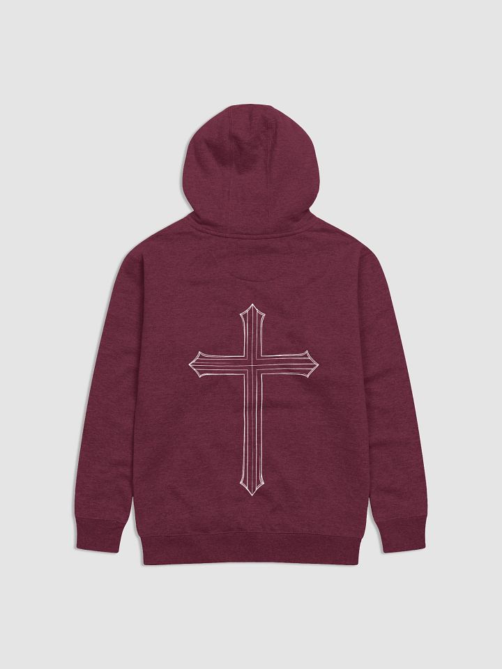 Boho Trust and Obey Hoodie – Neutral Christian Sweatshirt with Cross Back – Cozy Unisex Faith Hoodie by KKacreations product image (8)