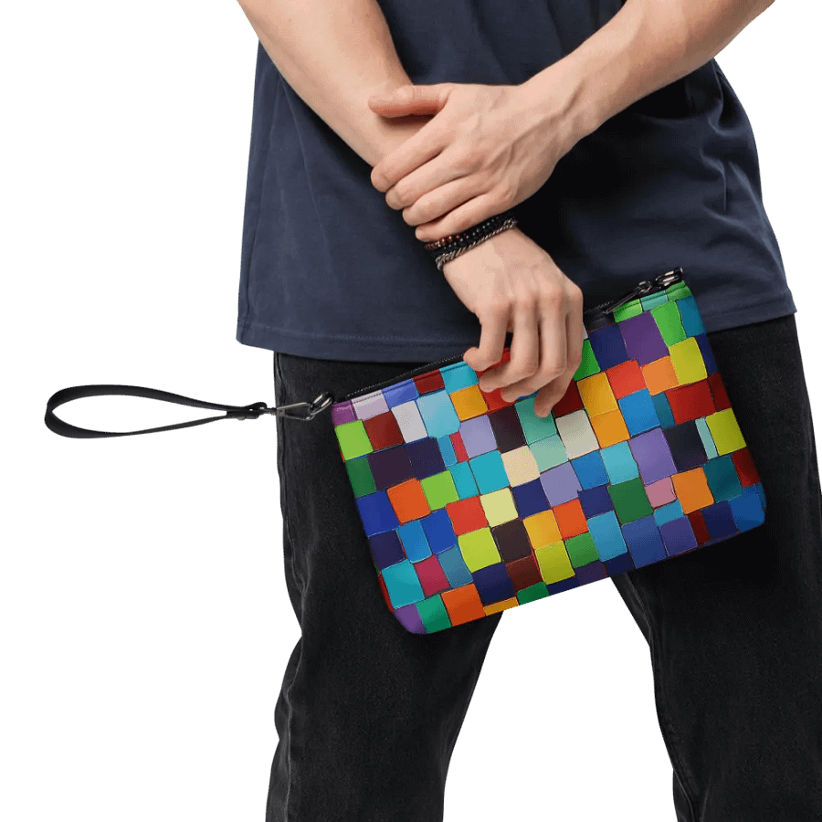 Chroma Grid Crossbody: Colorful Mosaic Bag product image (8)