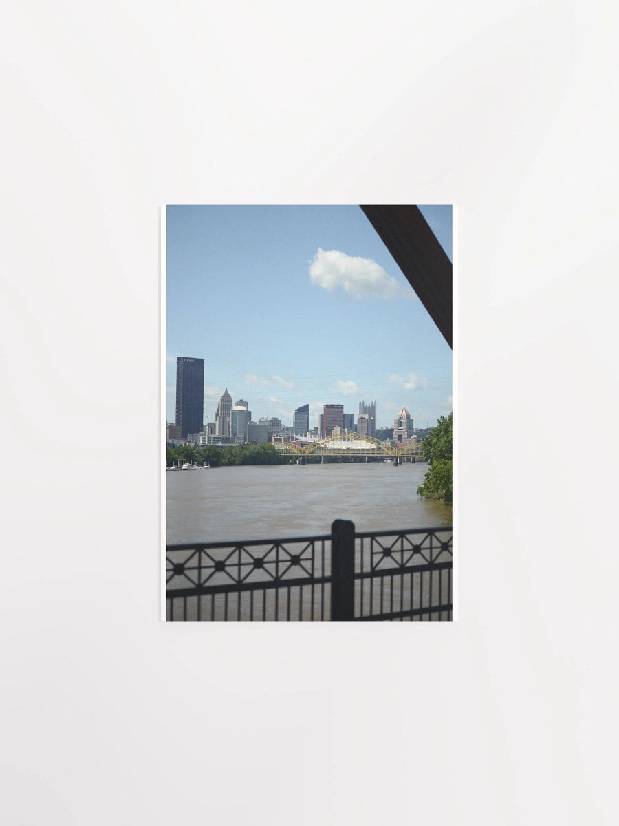 Pittsburgh - from Herr's Island Bridge - print/poster product image (1)