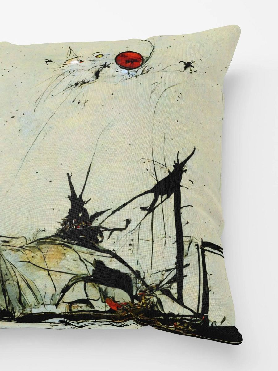 ABSTRACT INK CAT PILLOW product image (4)