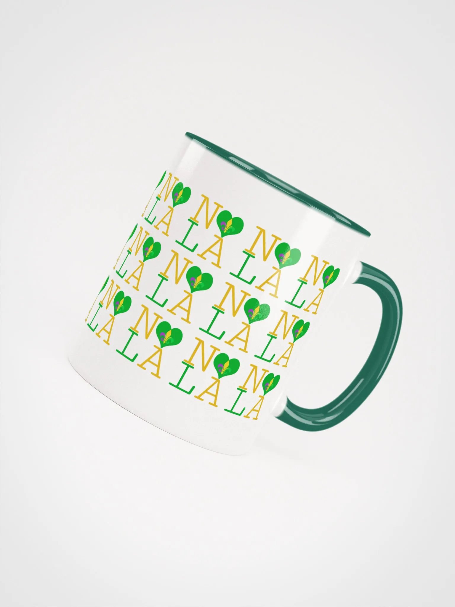 I LOVE NOLA **LEGACY COLOR MUG** (MARDI GRAS 2 INFINITY WALL) product image (4)